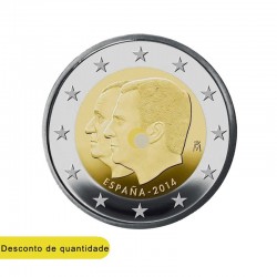 Spain 2014 2€ Felipe VI and Juan Carlos I