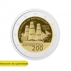 Estonia 2020 2€ First Antarctic Expedition