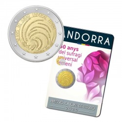 Andorra 2020 2€ Female Suffrage