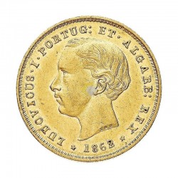 Portugal 1862 5.000 Reis Luis I