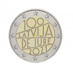 Latvia 2021 2€ Latvija de Iure