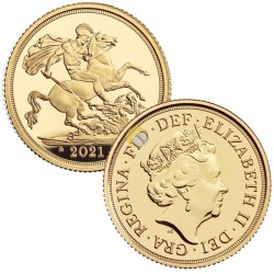 Great Britain 2021 Sovereign AU 95 Years
