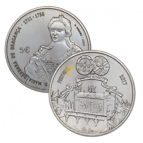 Portugal 2017 5€ D. Maria Bárbara