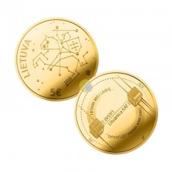 Lithuania 2018 5 euro Gold PROOF - Sciences
