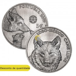 Portugal 2019 5€ O Lobo Ibérico