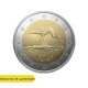Lettonie 2015 2€ la Cigogne Noire