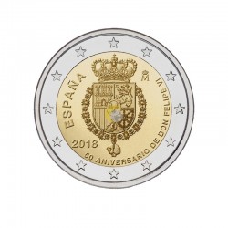 Spain 2018 2€ 50th Anniversary Felipe VI