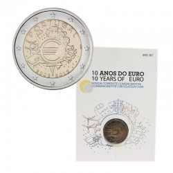 Portugal 2021 2€ 10 Anos do Euro