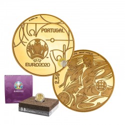 Portugal 2020 2,5€ UEFA Gold PROOF