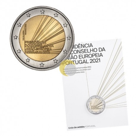 Portugal 2021 2€ Présidence FDC