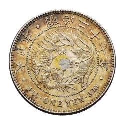 Japan 1894 1 Yen Mutsuhito (Year 27)