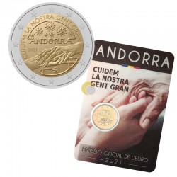 Andorra 2021 2€ Senior Population