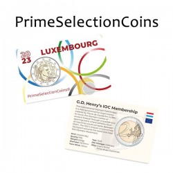 Luxembourg 2023 2€ COINCARD Grand Duke Henri