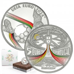 Portugal 2024 5€ UEFA PROOF