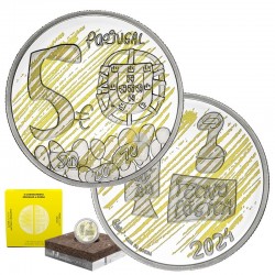 Portugal 2024 5€ Conhecimento (Knowledge) PROOF