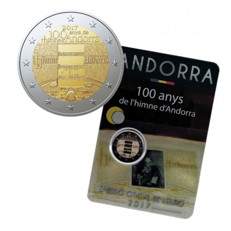 Andorra 2017 2€ 100 Anos do Hino de Andorra