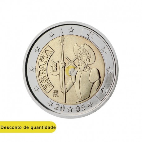 Spain 2005 2€ Dom Quixote