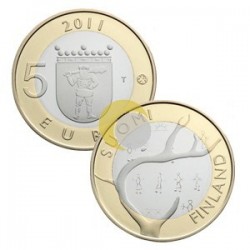 Finland 2011 5€ Lapland - Historical Provinces