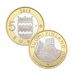 Finlândia 2015 5€ Uusimaa - Animais das Províncias