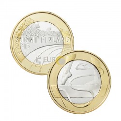 Finlândia 2015 5€ Ginástica
